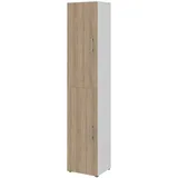 Röhr-Bush Direct Office 2 Aktenschrank 40 x 33,5 x 212,5 cm braun