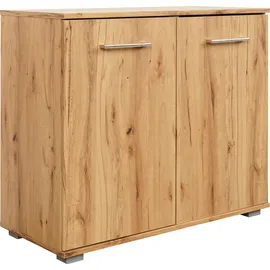 Priess Hochkommode Lindau 82 x 71 x 38 cm Beige / Braun