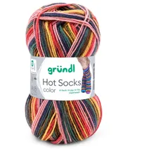 120 Sockenwolle Hot Socks color Carnival 50 g