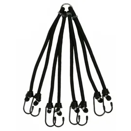 car point Gepäckgurt Gepäckspinne Spanngurt, (8 mm, 55 cm), acht-armig mit stabilen Haken schwarz