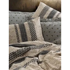 l'essentiel linge de maison Arlo Braun 140 x 200 cm + 80 x 80 cm