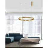 Nova Luce Motif 1-flg. Ø 80 cm gold