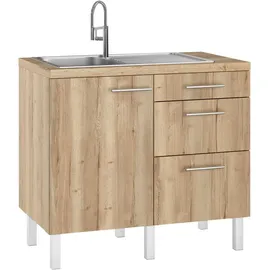 OPTIFIT Pantryküche Lilly, Breite 100 cm beige