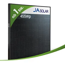 JaSolar JA Solar 465Wp Bifazial Glas-Glas Black Frame Solarmodul