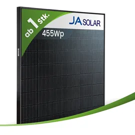 JaSolar JA Solar 465Wp Bifazial Glas-Glas Black Frame Solarmodul