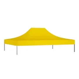 vidaXL Partyzelt-Dach 4x3 m Gelb 270 g/m2
