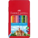 Faber-Castell Buntstift hexagonal 12er-Metalletui