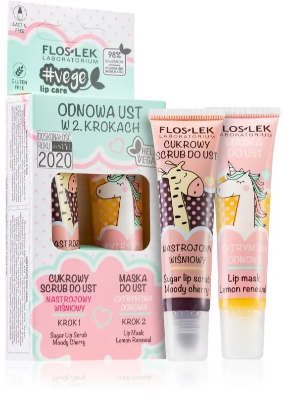 FlosLek Laboratorium Vege Lip Care Renewal Lippenset