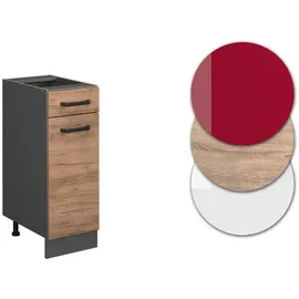 Vicco Schubladenschrank R-Line 30 x 81,6 x 46 cm Grau