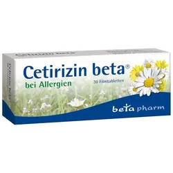 Cetirizin Beta Filmtabletten 30 St Filmtabletten