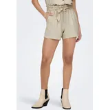 Jdy JDYSAY MW LINEN SHORTS beige 40