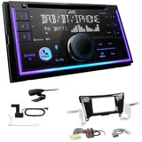 JVC KW-DB95BT Autoradio Bluetooth DAB+ für Nissan Qashqai II ab 2014