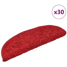 vidaXL Stufenmatten 30 Stk. Rot 65x21x4 cm