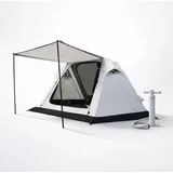 hyggelund Zelt aufblasbar 2 Personen wasserdicht 5000mm mit Pumpe High End Pop Up Camping Zelt in Sekunden aufgeblasen ohne Stangen
