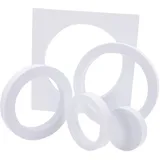 BESTonZON 1 Satz Foto-Requisiten-Schaum Schaumbausteine Ringschmuck Foto-Requisiten Für Produkte Fester Schaumwürfel Hart Tafeln Foto Einstellen Weiß Eva-polymerschaum Essen