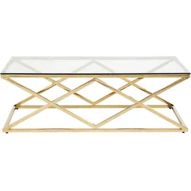 vente-unique Pascal MORABITO-Couchtisch - glas - stahl - Goldfarben - Charlotte von Pascal Morabito