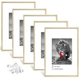 luxuskollektion Bilderrahmen Eiche 29,7x42 cm 5er Set