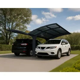 CANOPIA Doppelcarport Arizona Wave 5,80 x 5,00 m anthrazit inkl. UV-Schutz und witterungsbeständig