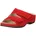 01080 Melbourne washable Damen Clogs Pantoletten Veloursleder Rot rot 250 EU 42 UK 8