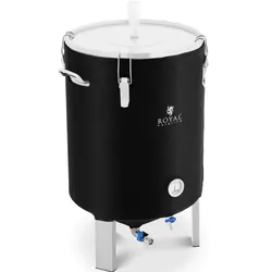 Royal Catering Fermenter - 60 L - 0 - 40 °C - Edelstahl - mit Isoliermantel