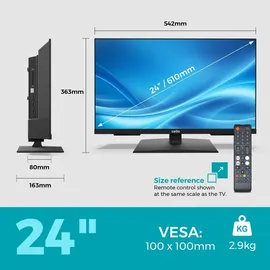 cello C2426TZH 24" 4K Ultra HD LED Smart TV