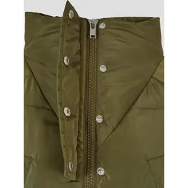 URBAN CLASSICS High Neck Daunenjacke Olive XS