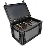 VARIA Group ESD Schaumstoff-Set Euro Box 6 Fächer für 3,5 Zoll Festplatten