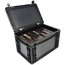 VARIA Group ESD Schaumstoff-Set Euro Box 6 Fächer für 3,5 Zoll Festplatten