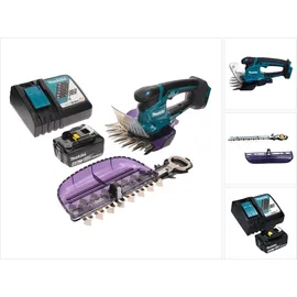Makita DUM 604 RM1X Akku Grasschere 18 V mit Gras- und Strauchscherblatt + 1x Akku 4,0 Ah + Ladegerät