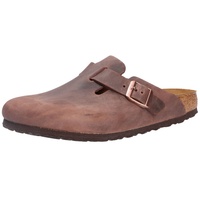 BIRKENSTOCK Boston Nubukleder geölt schmal habana 44