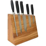 Natuhr Messerblock Holz - Pit - Eiche Magnetischer Messerhalter Messerständer unbestückt
