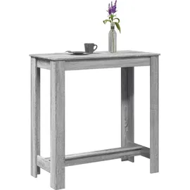 vidaXL Bartisch 102 x 50 x 103,5 cm Grau