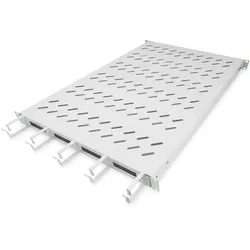DIGITUS Rack - Regal - mit Kabelmanagement - Hellgrau, RAL 7035 - 1U - 48.3 cm (