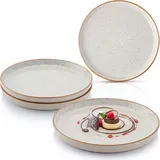 sänger Dessertteller, Creme, Keramik, kratzfest, Essen & Trinken, Geschirr, Teller, Kuchenteller