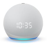 Amazon Echo Dot 4. Generation mit Uhr weiß