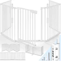 KIDUKU KIDUKU® Kaminschutzgitter Baby Weiß - 480 cm Länge