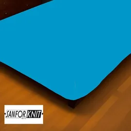 EXKLUSIV HEIMTEXTIL Spannbettlaken Jersey 140 - 160 x 200 cm Türkis