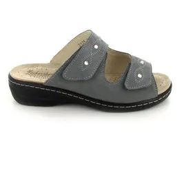 Hickersberger Milano Hallux Pantolette grau, Größe 42 EU