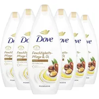 Dove Duschgel Feuchtigkeits-Pflege & Öl 6 x 250 ml
