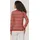 Madeleine Strickjacke mit mehrfarbigem Streifenmuster rot 40
