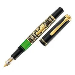 Pelikan Toledo M700 Kolbenfüller schwarz-gold F (fein)