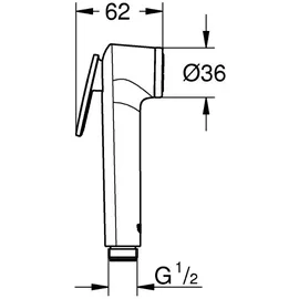 Grohe Tempesta-F Trigger Spray 30 1 Strahlart, chrom