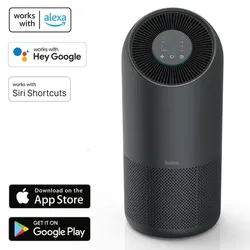 hama Luftreiniger »Smart«, 3-fach-Filter, Hepa, filtert Viren, Pollen, Staub - schwarz