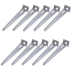 10x Bodenhülse Einschlaghülse für Ø 34 mm Bodeneinschlaghülse 50 cm Länge Zau...
