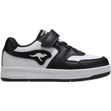 KANGAROOS Unisex K-CP Fair EV Sneaker, Jet Black/White, 38 EU