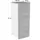 Fackelmann Lima Midischrank 30,5 x 81 x 32 cm Weiß matt/Esche Glas/Metall/MDF/Massivholz