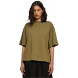 URBAN CLASSICS Ladies Organic Heavy Slit Tee Olive S