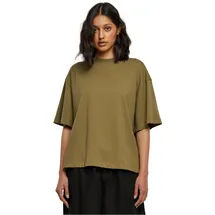 URBAN CLASSICS Ladies Organic Heavy Slit Tee Olive S
