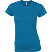 Gildan Damen Softstyle T-Shirt 64000L antique sapphire (heather) L