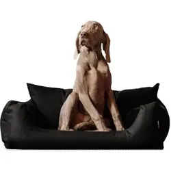 Tierlando NEMO Hundebett Hundesofa S M L Hundekorb Katzenbett 65 80 100cm schwarz 80 cm, 22 cm, 60 cm